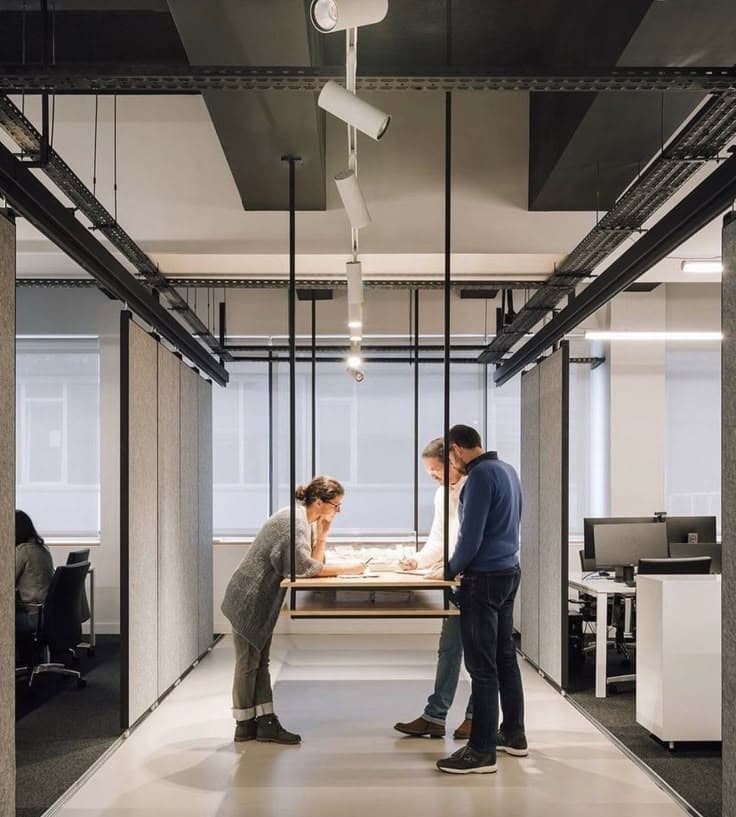 Third Room creative co-working main studio interior, London EC2