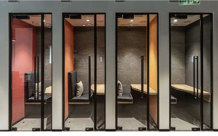 Focus Pods — acoustically isolated booths